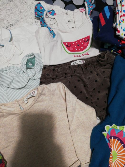 Lote roupa menina 12-18 meses, em bom estado