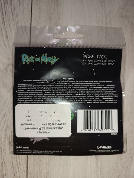 Przypinki - Rick&Morty