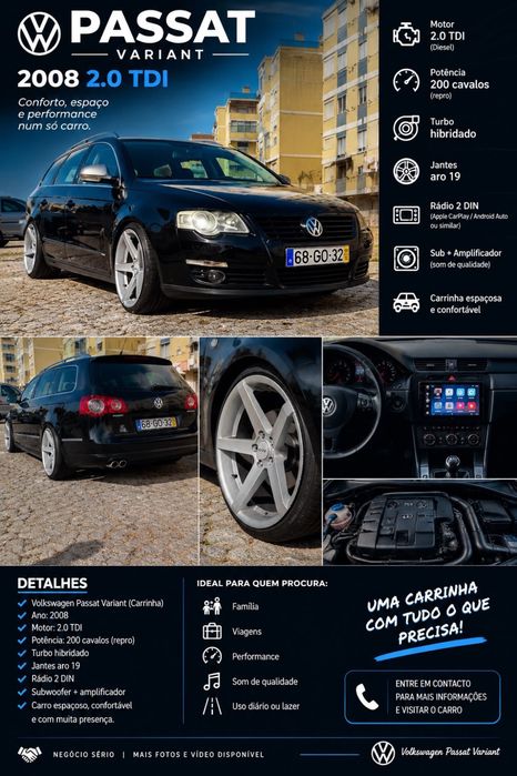 Passat 2.0 2008 TDI