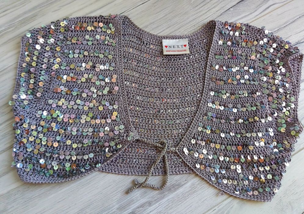 Bolerko Next cekiny srebrne