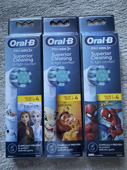 Продам оригінальні насадки OralB ціна за 1 насадку. Опт.Франція.