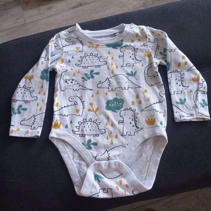 Body niemowlęce rozm 74 dinozaury