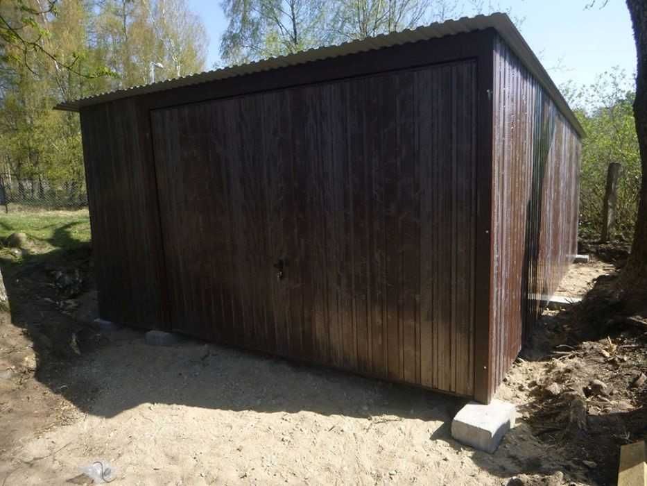 Garaż blaszany na budowę Blaszak Garaże blaszane Blaszaki PRODUCENT