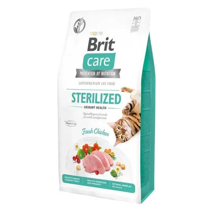 Сухий корм для котів Brit Care Cat Grain Free Sterilized Urinary Health курка 7 кг