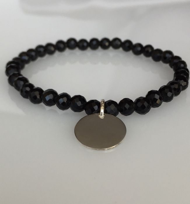 Знижка!! Браслет шарм Thomas Sabo, cрібло, обсидіант