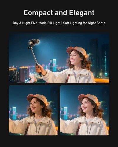 TELESIN Vlogging Light Mini LED Action Camera