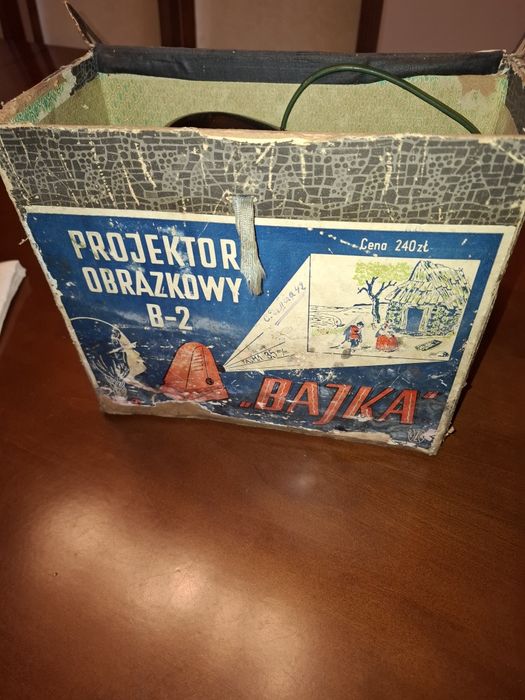Stary rzutnik,  projektor Bajka, PRL