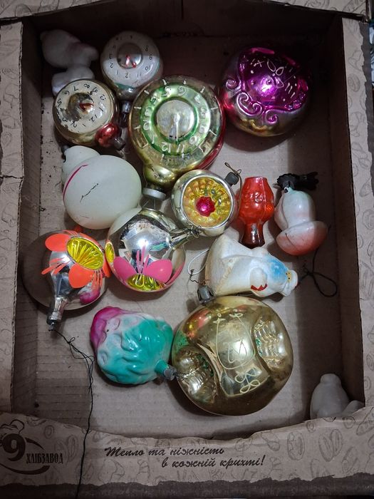 ёлочные игрушки СССР