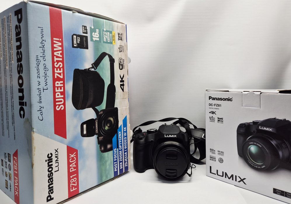 Aparat PANASONIC LUMIX FZ81, Komis Jasło Czackiego