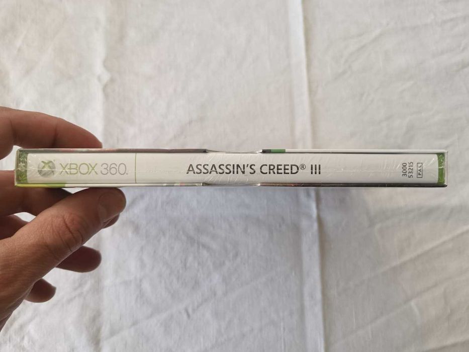 Assassin’s Creed III – Edição Washington (Xbox 360, PAL FR) Novo Selado  Raro