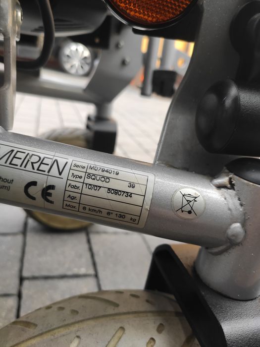 Wózek inwalidzki elektryczny, vermeiren squod