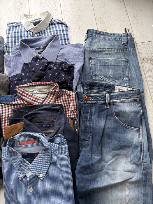 Paka ubran M koszula spodenki sweter