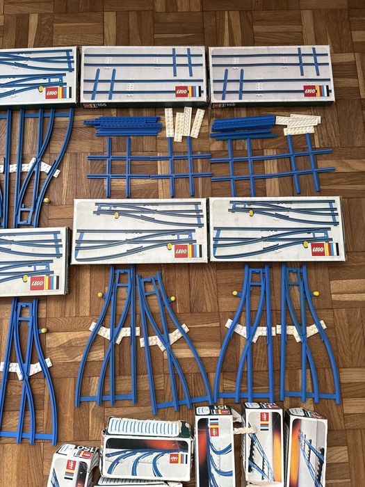 Mix lego torow, lata 70 Train 4.5V