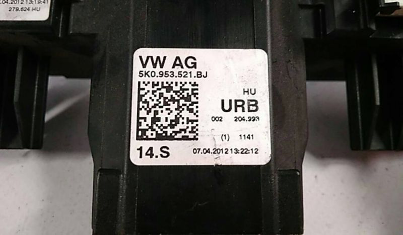 Conjunto / manetes de luzes e limpa vidros VOLKSWAGEN Golf VI (5K1)