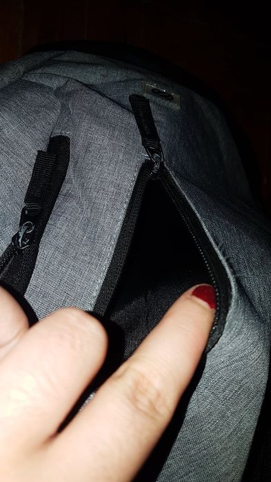 Mochila Cinzenta Nova