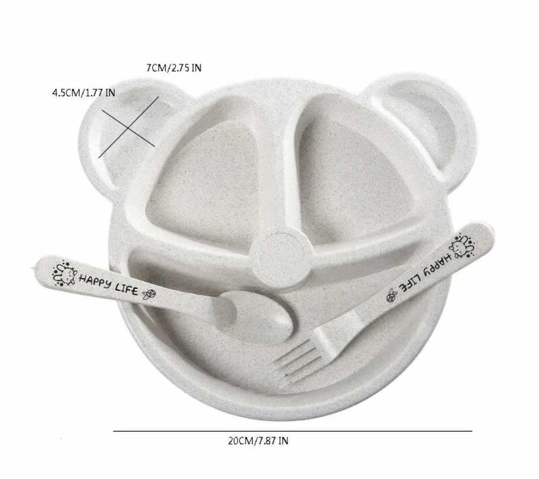 Nowy talerzyk widelec widelczyk łyżka łyżeczka
