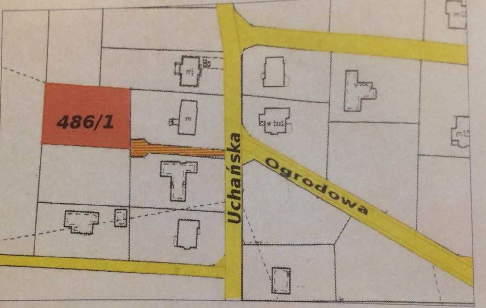 Działka budowlana 1705m2 Uchańska Hrubieszów