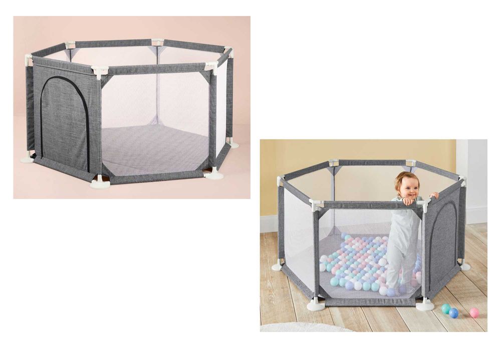 Kojec dla dzieci składany łóżeczko plac zabaw suchy basen na piłeczki