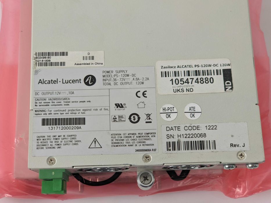 Zasilacz przetwornica step down DC-DC 12V 10A 120W 36-72V fotowoltaiki