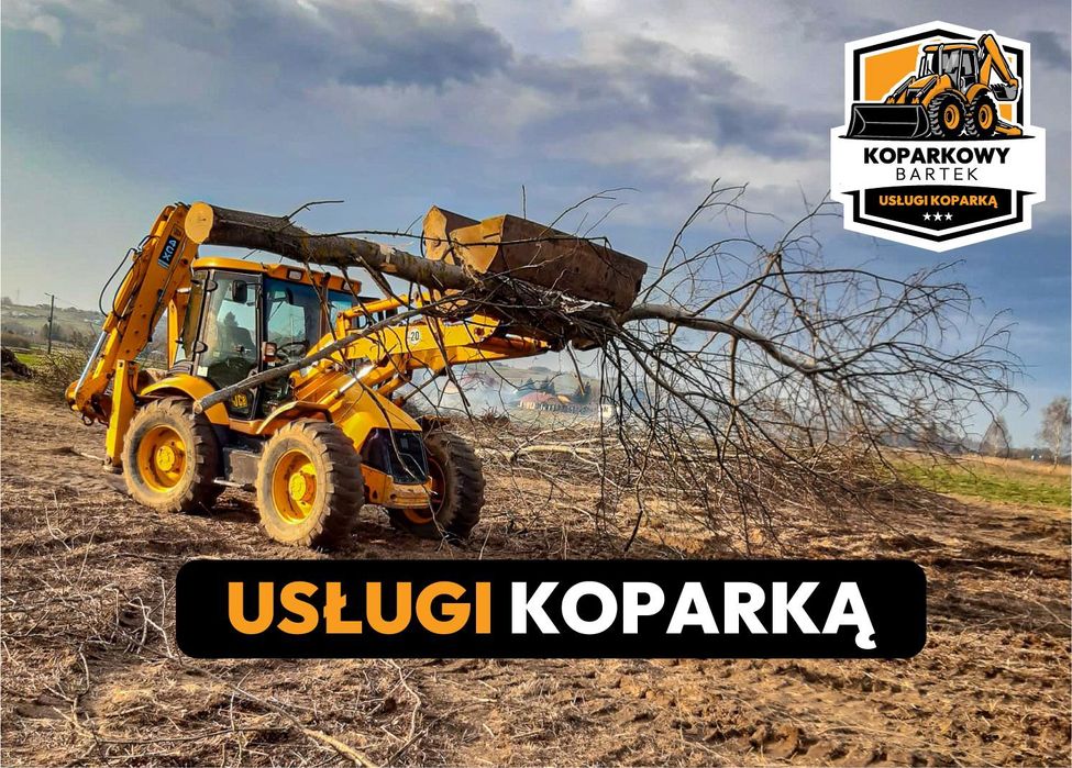 koparka koparko ładowarka minikoparka wywrotka wiertnica świder ogrodz