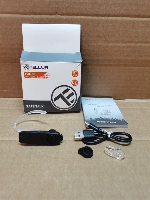 Tellur ‎TLL511321 Pojedynczy Zestaw Słuchawkowy Bluetooth, Czarny