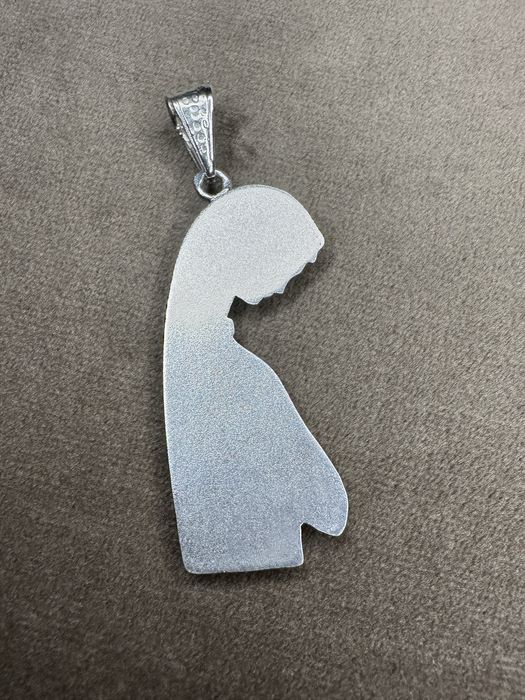 Medalha de Santa em prata