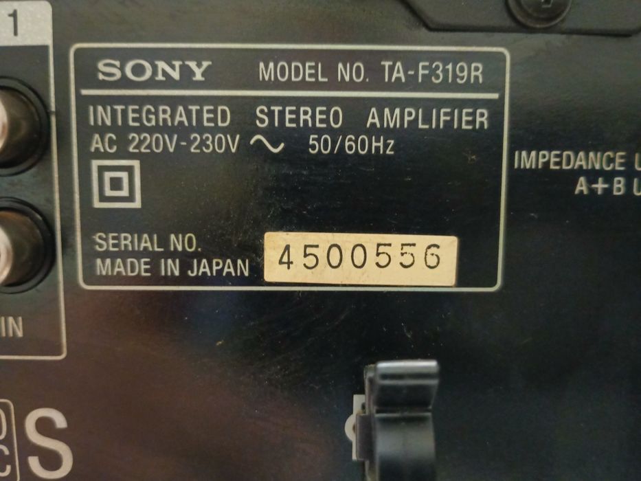 Wzmacniacz stereo SONY TA-F319R