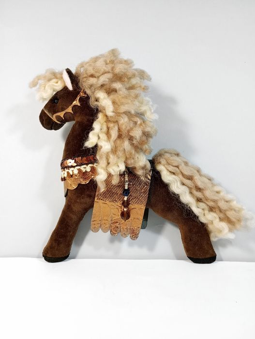 Королевский конь Игрушка на ёлку лошадка Фигурка лошадь Символ года