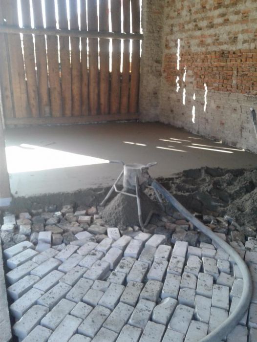 Posadzki , wylewki betonowe - miksokret