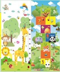 Двосторонній ігровий килимок, різні види, розмір 120*180*1 см, в сумці