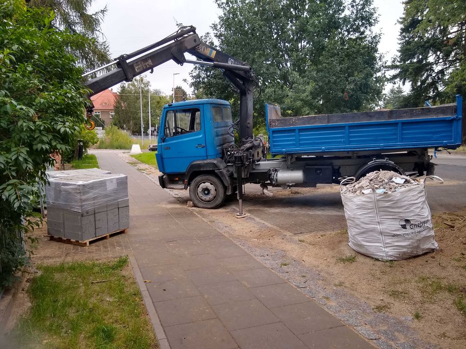 Transport-Wywrotka +Hds (dzwig)