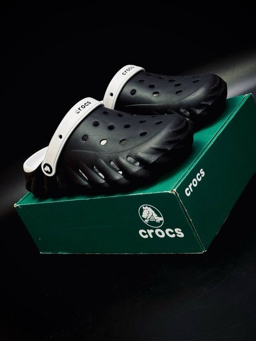 Crocs Echo Gum Ro Clog мужские кроксы черные уличные шлепки crocs пляжные тапки /крокс