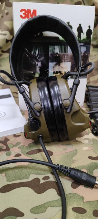 Активна гарнітура 3M Peltor ComTac XPI з кріпленнями на рейки шолома