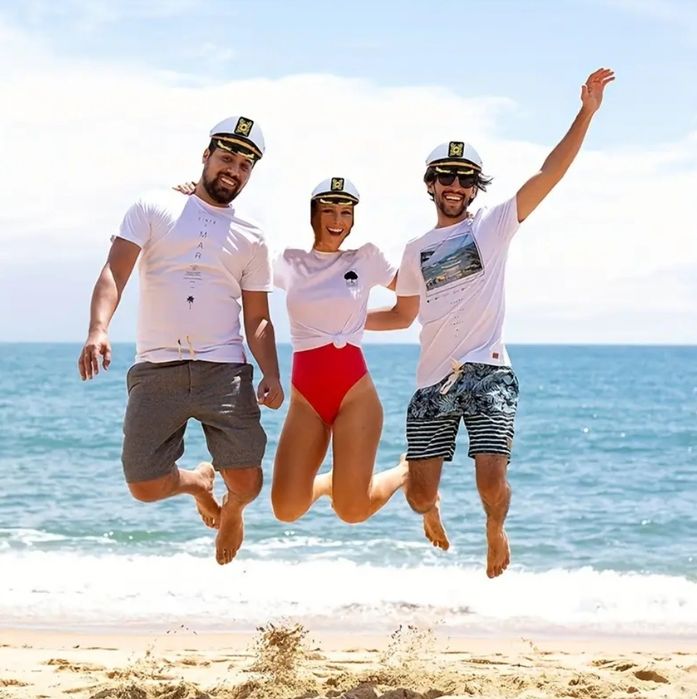 Chapéus de capitão marinheiro