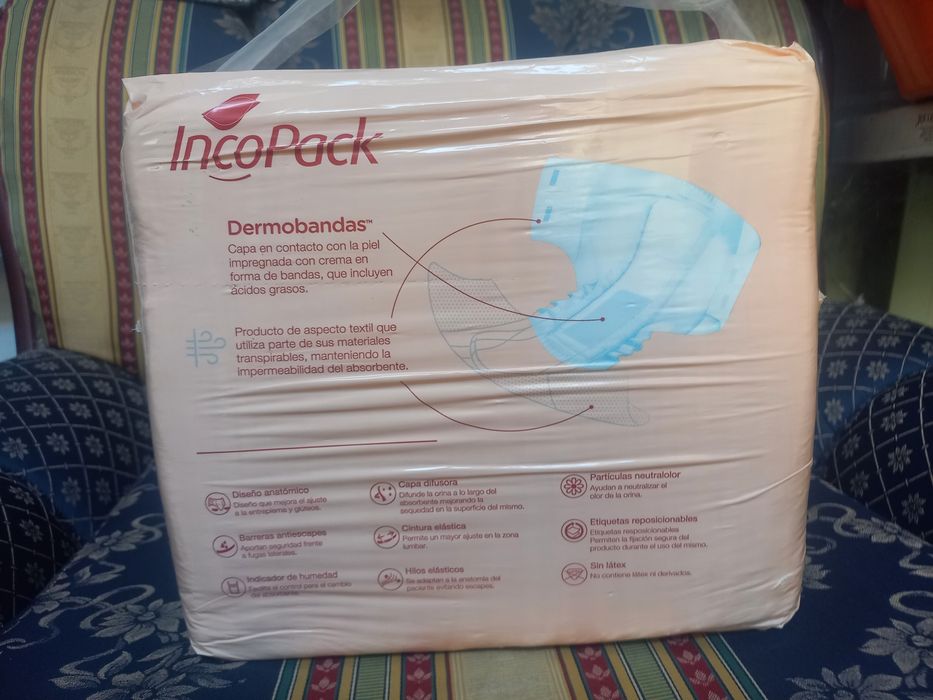 Fraldas adulto descartaveis Tamanho S