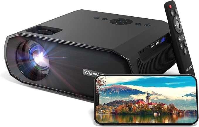 WEWATCH V50 Pro Projektor 5G WiFi Bluetooth Natywny 1080P FHD 350 ANSI