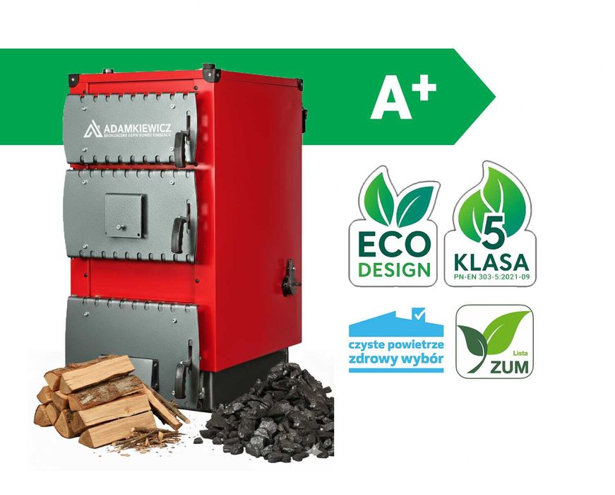 Kocioł piec na drewno zgazowujący DOTACJA 8 kW/13 kW/19 kW/25 kW