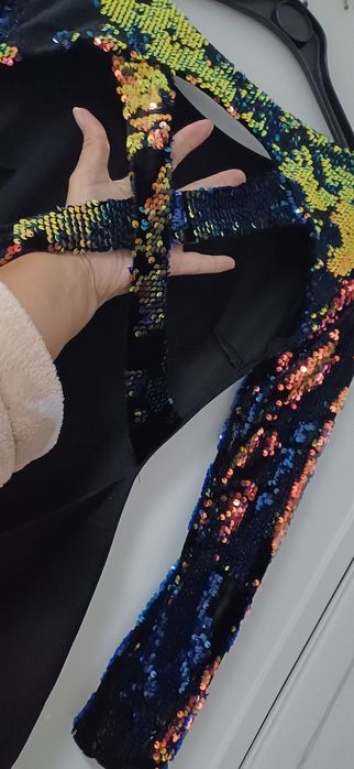 Vestido com lantejoulas