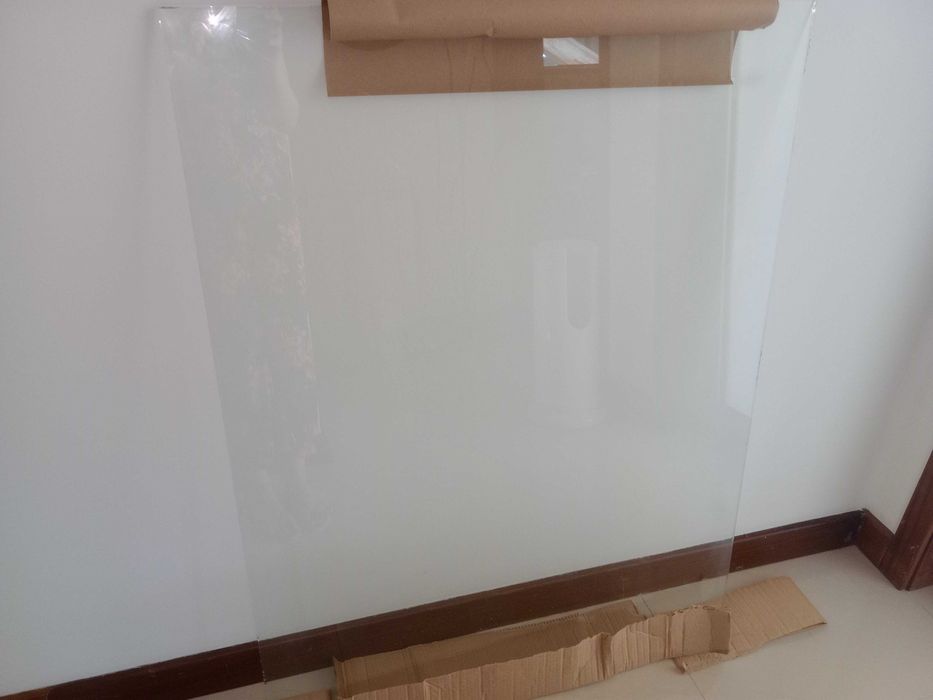 Vidro transparente retangular