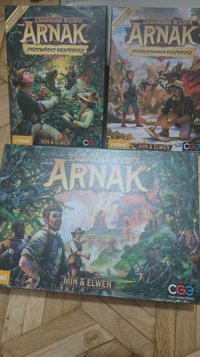 Puste pudełka do gry planszowej Arnak