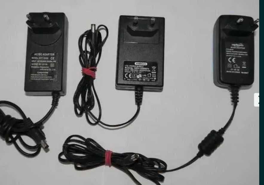 5x ZASILACZ WTYCZKOWY 12V 2A 24W wtyk 5,5x2,5mm