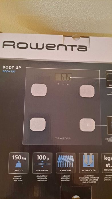 NOVA. Balança Rowenta digital Body Up trust
