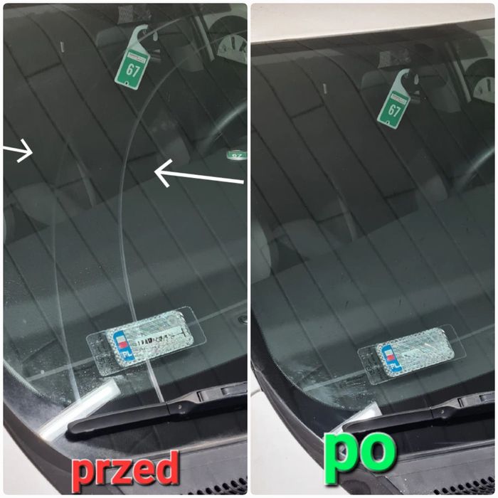 Polerowanie szyb samochodowych Usuwanie rys z szyby samochodu