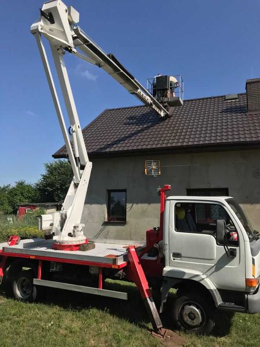 Wynajem podnośników koszowych, Zwyżka do 40m, zwyżki