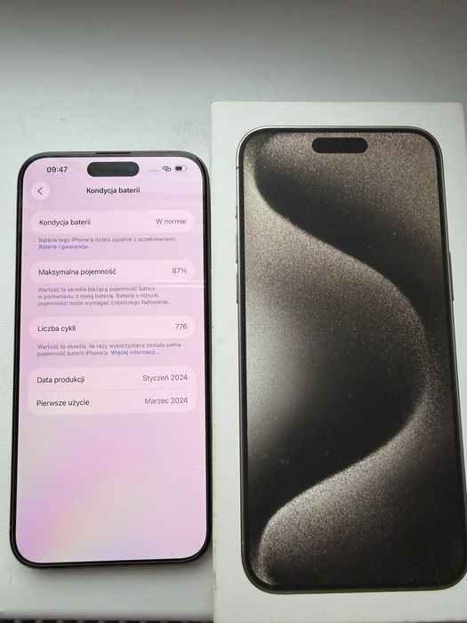 Iphone 15 pro max 256gb