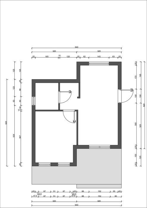 Dom modułowy,  mobilny , pow. zabudowy 40 m2, całoroczny.