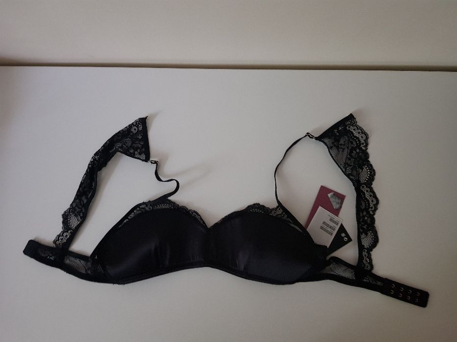 Nowy biustonosz koronkowy h&m 40 c75
