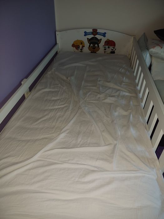 Łóżko dla dziecka Psi Patrol z materacem