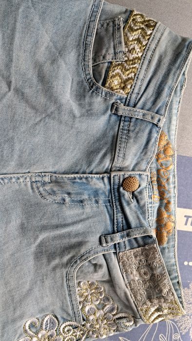 Spodnie jeansy Desigual XS