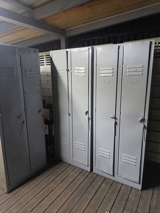 Szafka metalowa podwójna